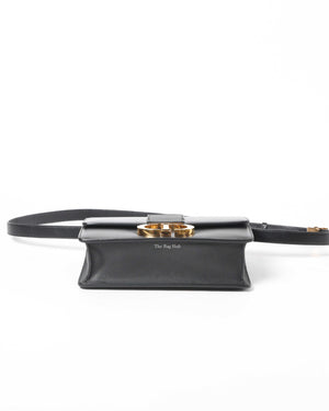 Dior Black Box Calfskin 30 Montaigne Shoulder Bag