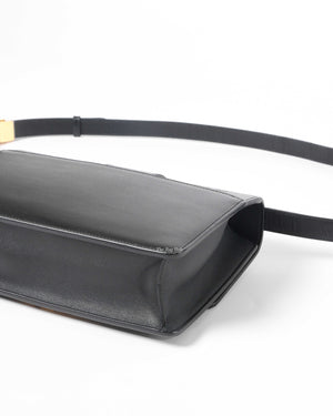 Dior Black Box Calfskin 30 Montaigne Shoulder Bag