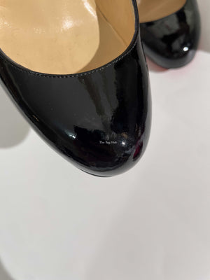 Louboutin Black Fifi 85 Patent Heels Size 36.5