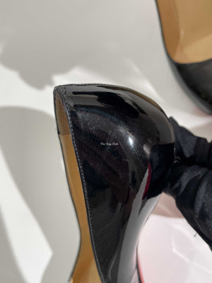 Louboutin Black Fifi 85 Patent Heels Size 36.5
