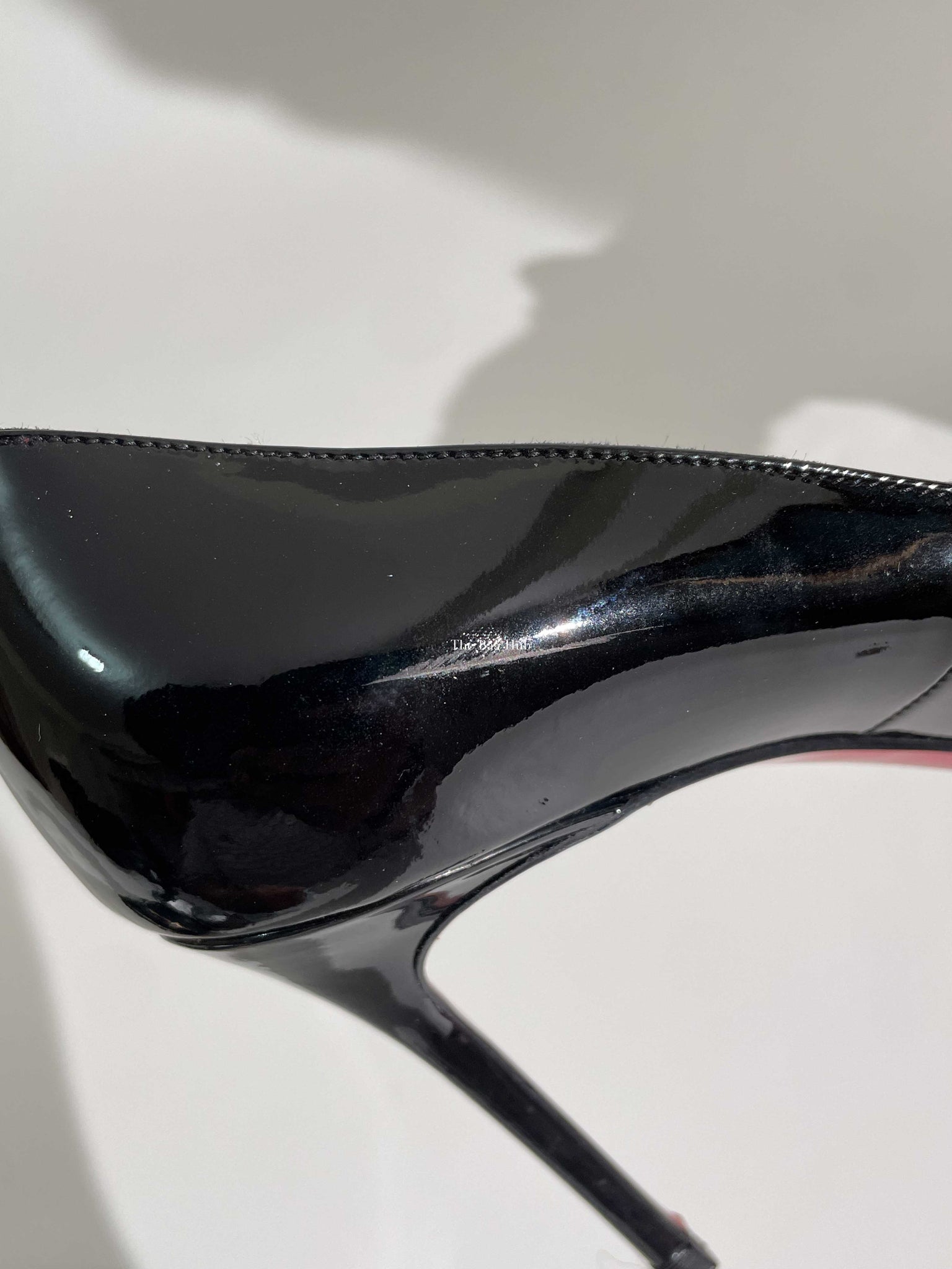 Louboutin Black Fifi 85 Patent Heels Size 36.5