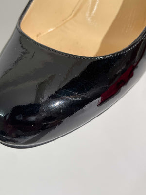 Louboutin Black Fifi 85 Patent Heels Size 36.5