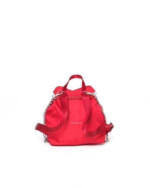 Prada Red Nylon Mini Backback Bag-3