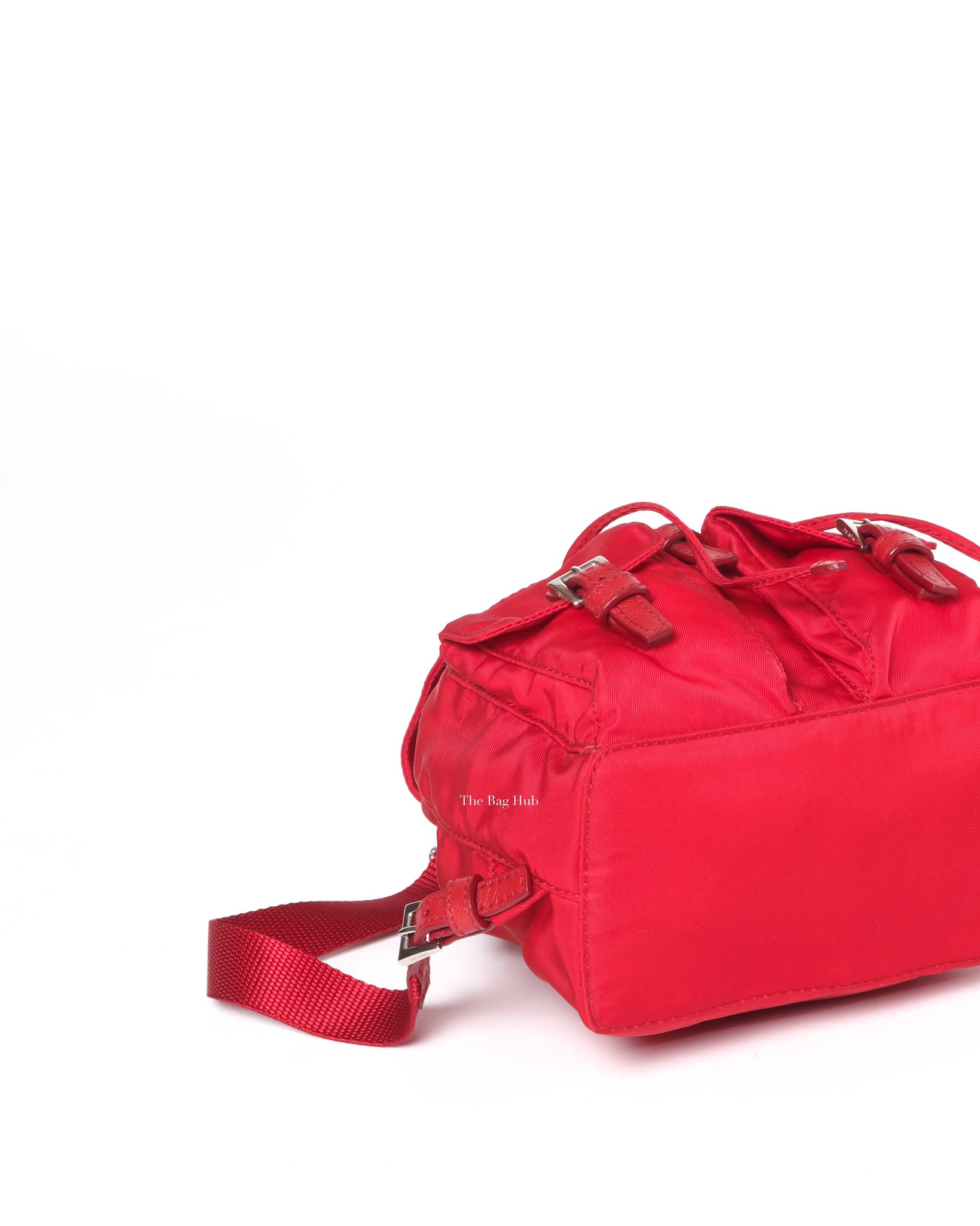 Prada Red Nylon Mini Backback Bag-8