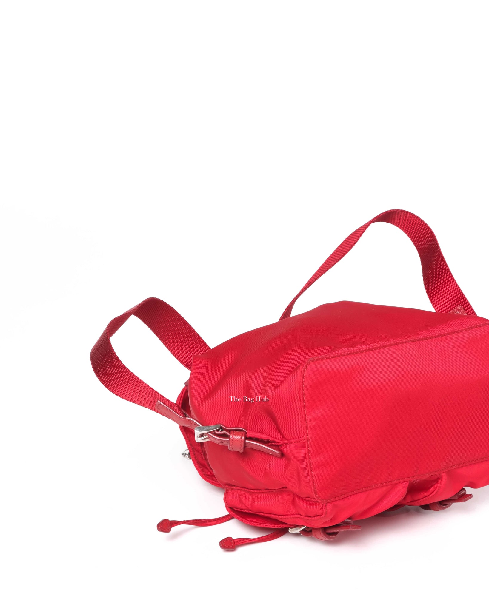 Prada Red Nylon Mini Backback Bag-10