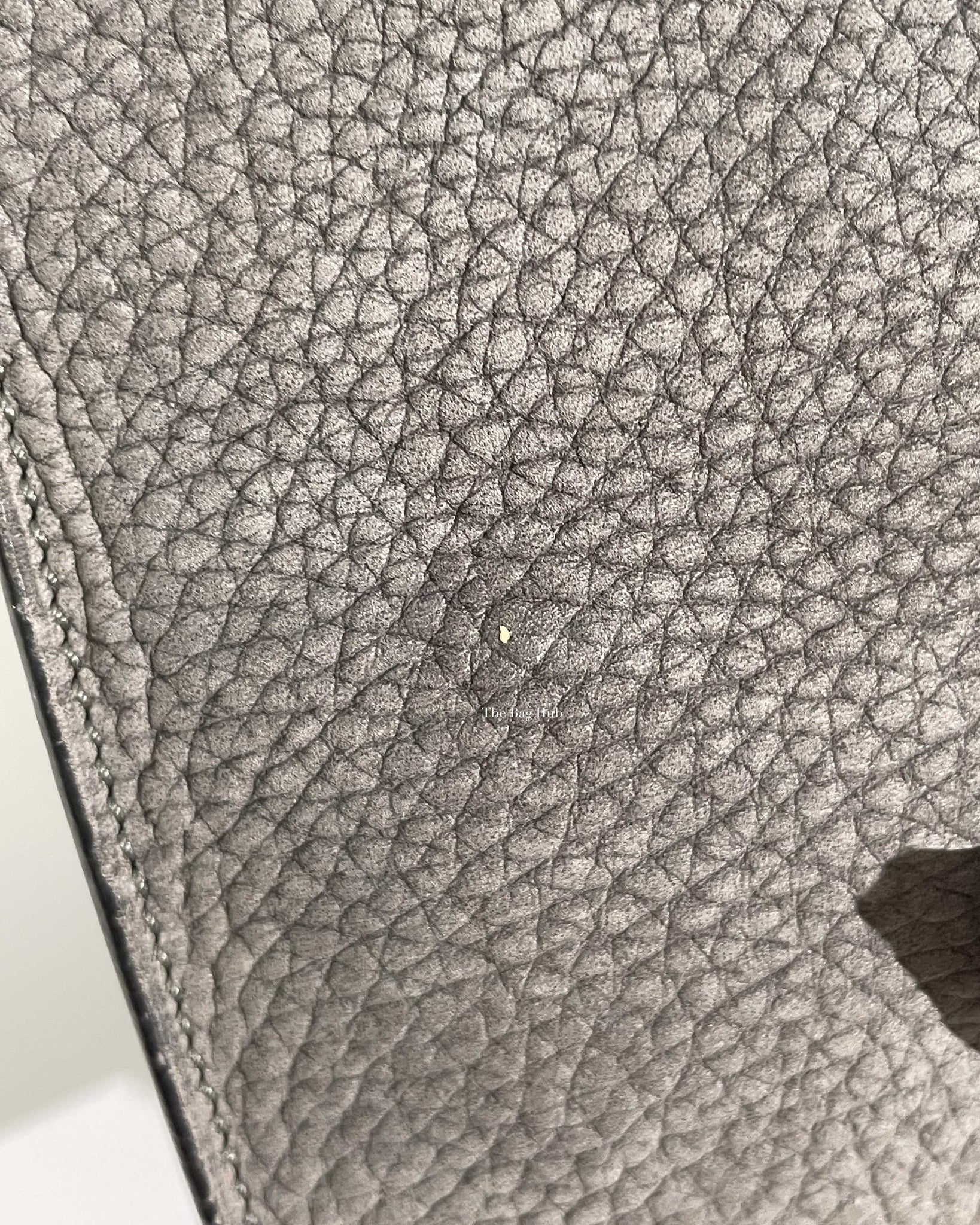 Moynat Gray Suede Danse PM Bag