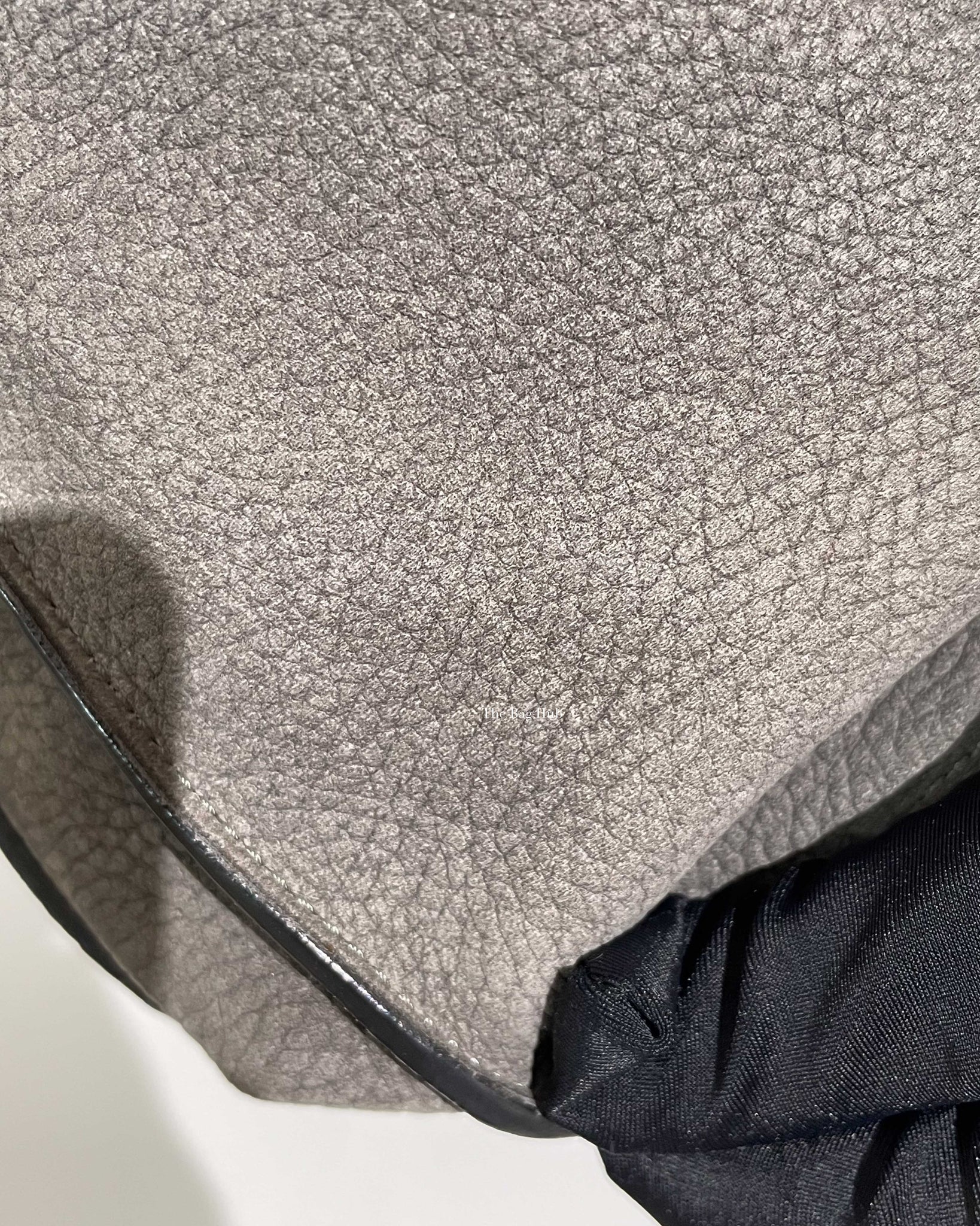 Moynat Gray Suede Danse PM Bag