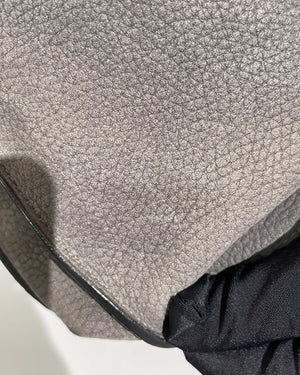 Moynat Gray Suede Danse PM Bag