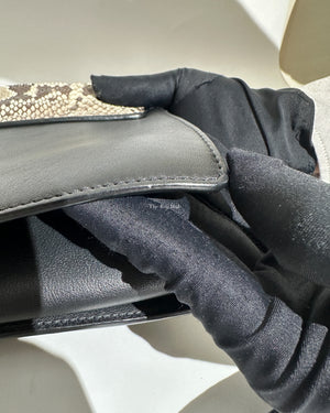 Chloe Black Python Faye Small Crossbody Bag - 18