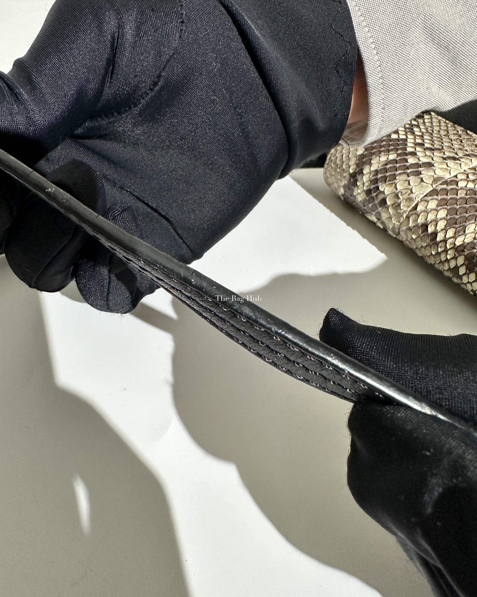 Chloe Black Python Faye Small Crossbody Bag - 26