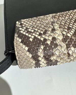 Chloe Black Python Faye Small Crossbody Bag - 33