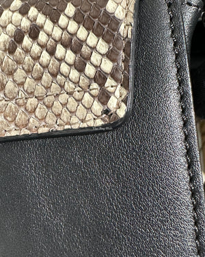 Chloe Black Python Faye Small Crossbody Bag - 36