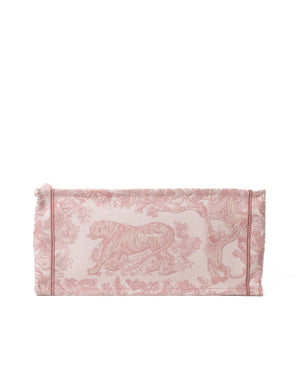 Dior Pink Toile de Jouy Medium Book Tote