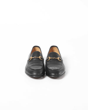 Gucci Black Leather Woman's Jordan Loafer Size 35.5-3