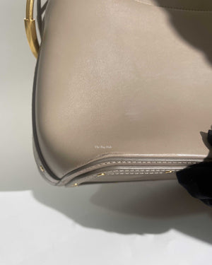 Chloe Motty Grey Smooth Calfskin Medium Roy Bucket Bag - 16