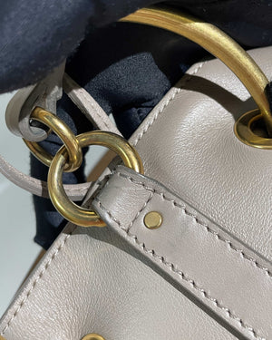 Chloe Motty Grey Smooth Calfskin Medium Roy Bucket Bag - 26