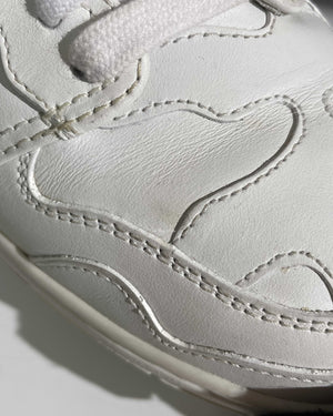 Valentino Garavani White Camouflage Leather Atelier 07 Edition Sneakers Size 37 - 13