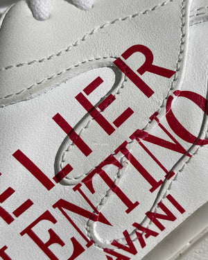 Valentino Garavani White Camouflage Leather Atelier 07 Edition Sneakers Size 37 - 20