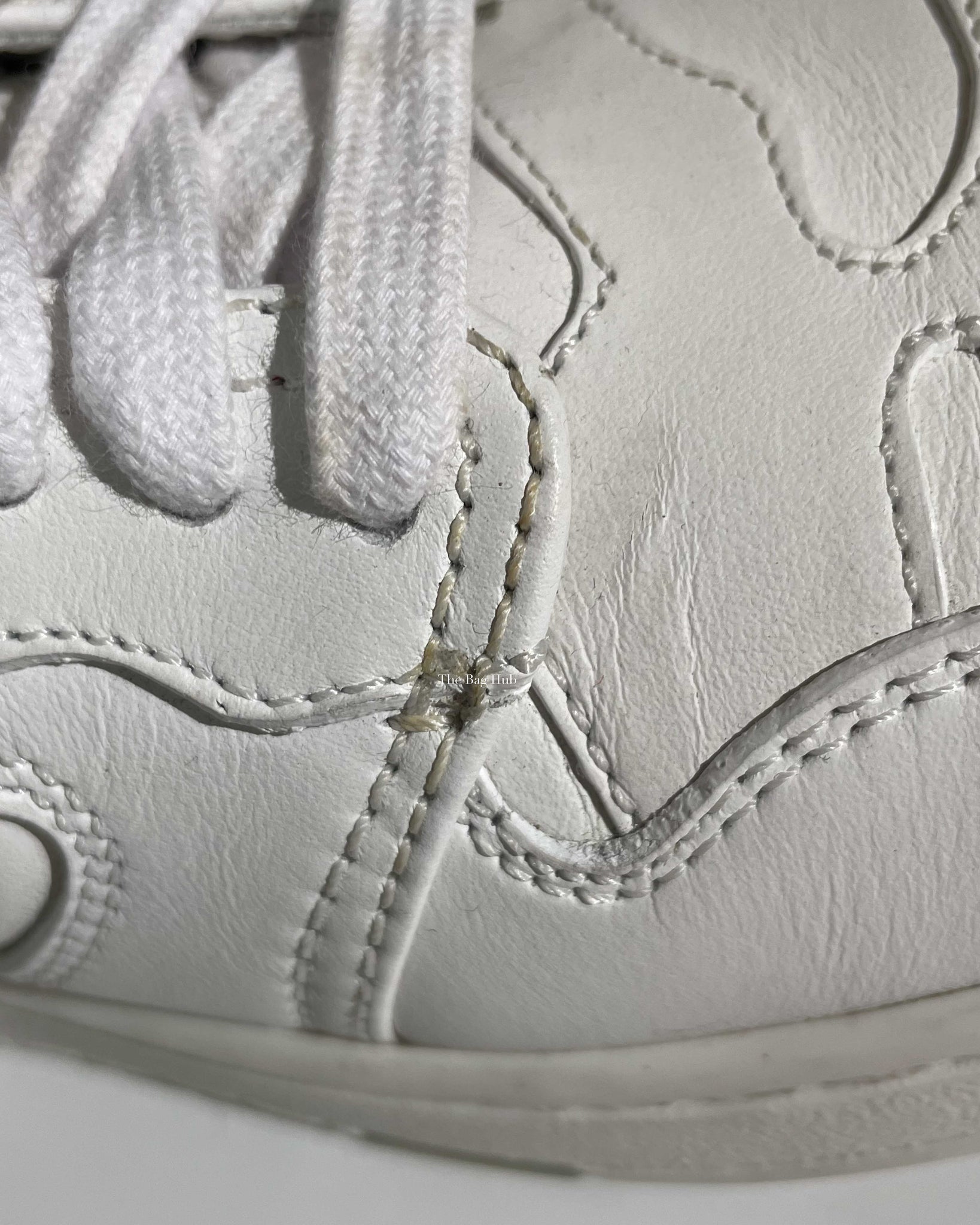 Valentino Garavani White Camouflage Leather Atelier 07 Edition Sneakers Size 37 - 23