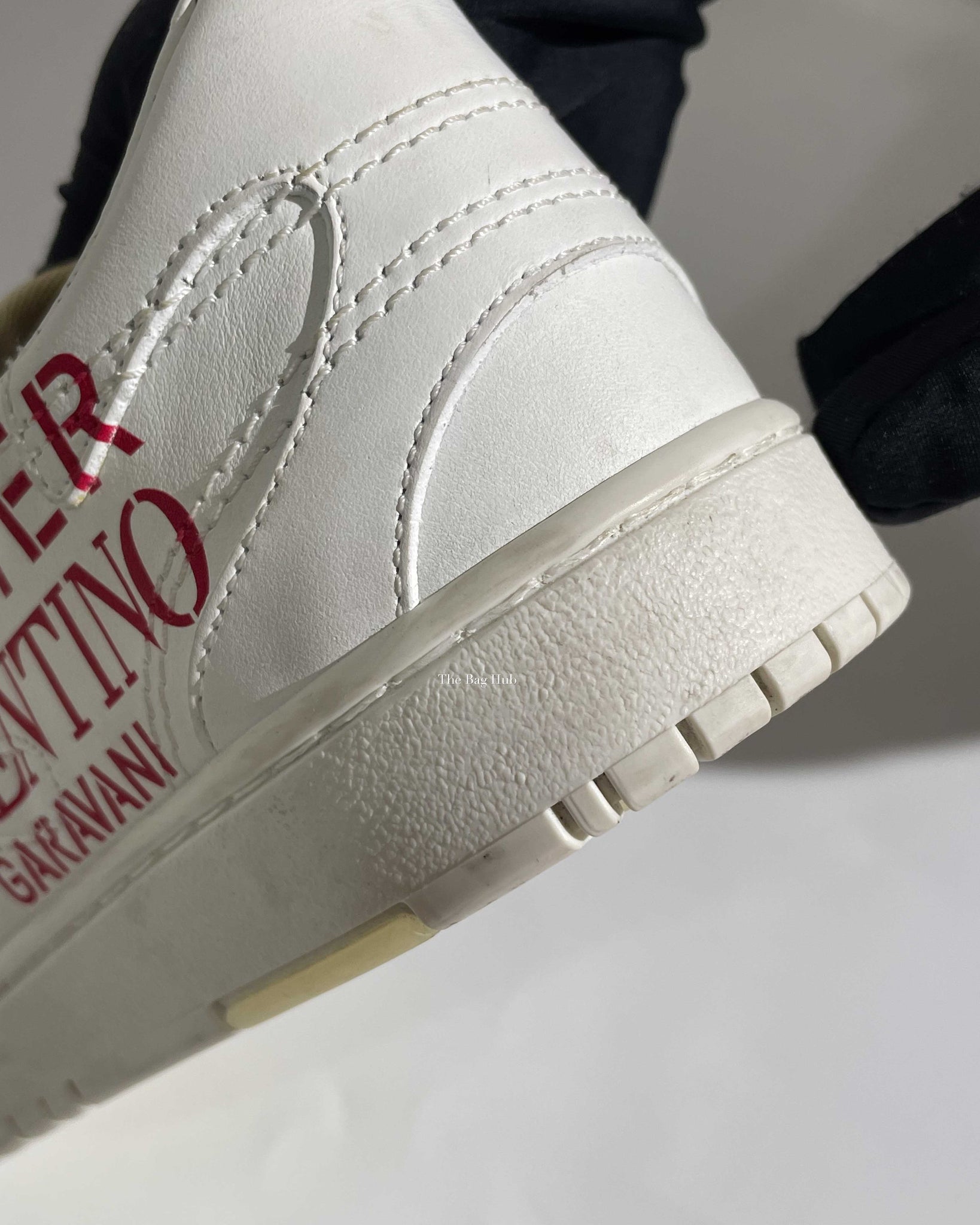 Valentino Garavani White Camouflage Leather Atelier 07 Edition Sneakers Size 37 - 27