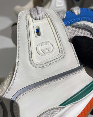 Gucci White Ultraspace Tariner Sneakers Size 36.5 Mens - 10