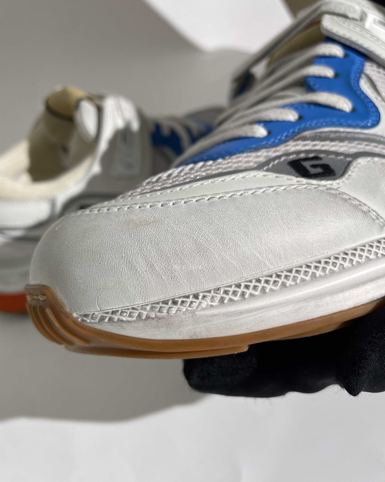 Gucci White Ultraspace Tariner Sneakers Size 36.5 Mens - 15