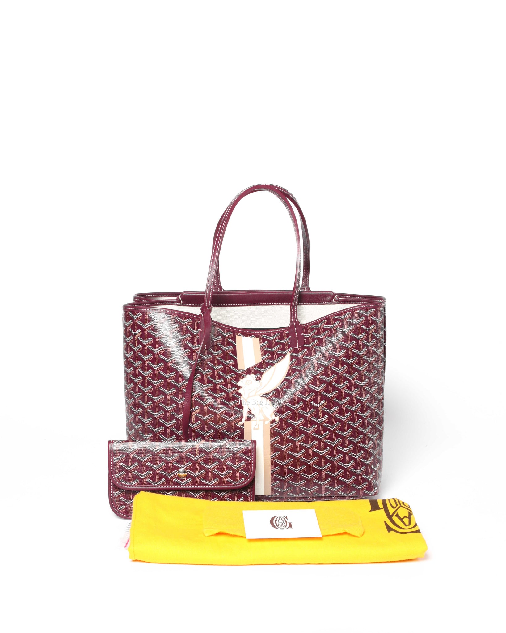 GOYARD Goyardine Isabelle Tote Burgundy 501514