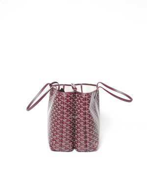 Goyard Maroon Canvas Superdog Isabelle PM Tote Bag-4