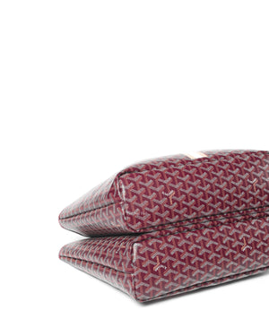 Goyard Maroon Canvas Superdog Isabelle PM Tote Bag-7