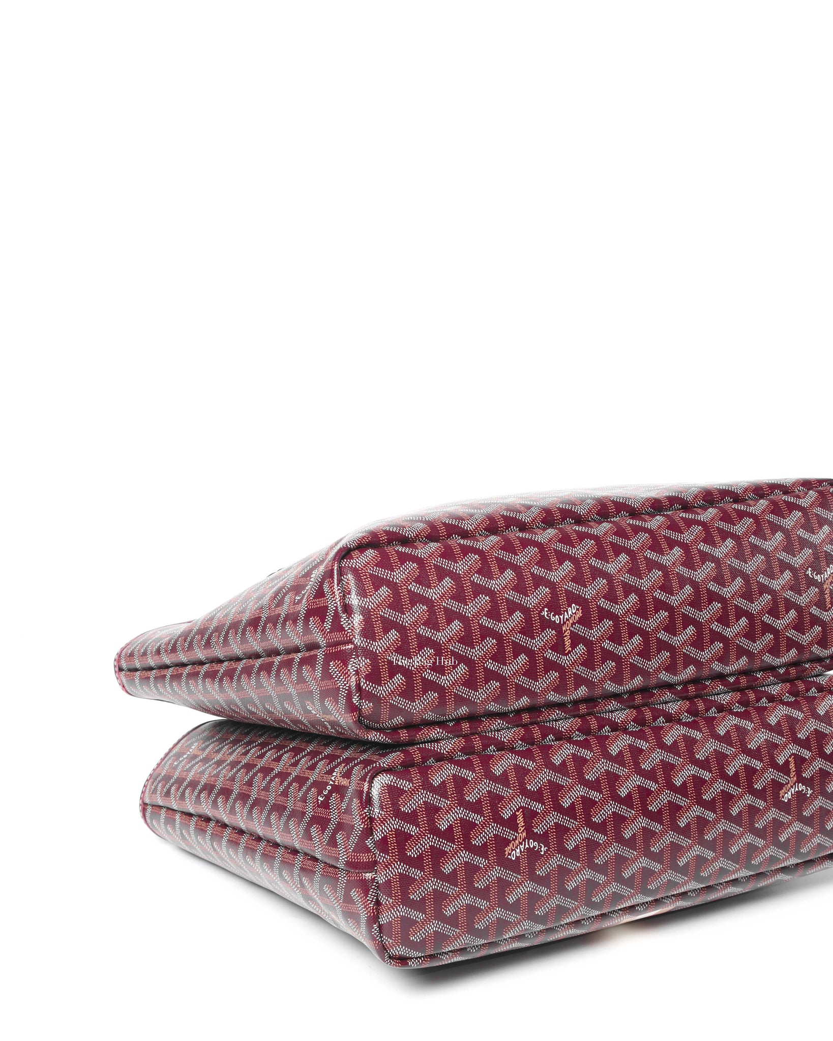 Goyard Maroon Canvas Superdog Isabelle PM Tote Bag-9