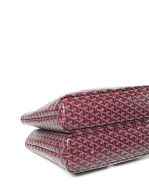 Goyard Maroon Canvas Superdog Isabelle PM Tote Bag-9