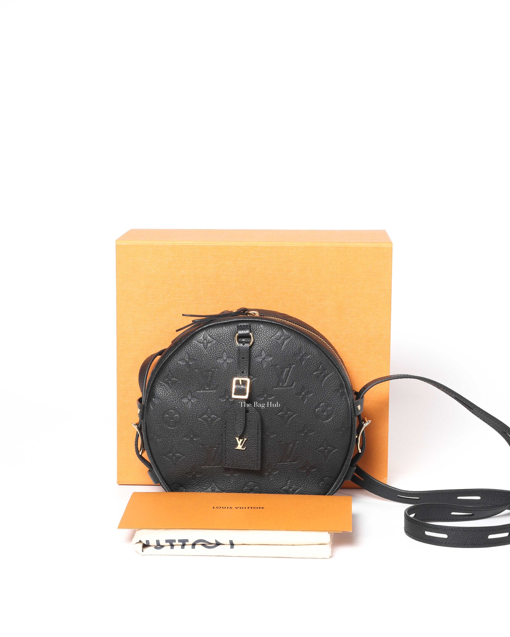 Boite Chapeau Souple MM Monogram Empreinte Leather in Black - Handbags –  ZAK BAGS ©️