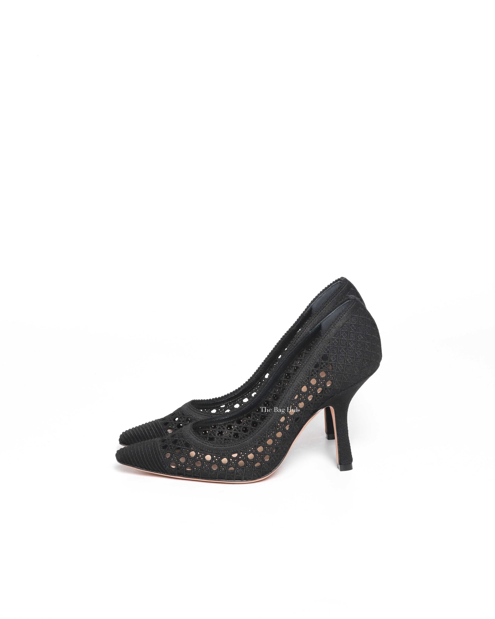 Dior Black Embroidered Pumps Size 36-5