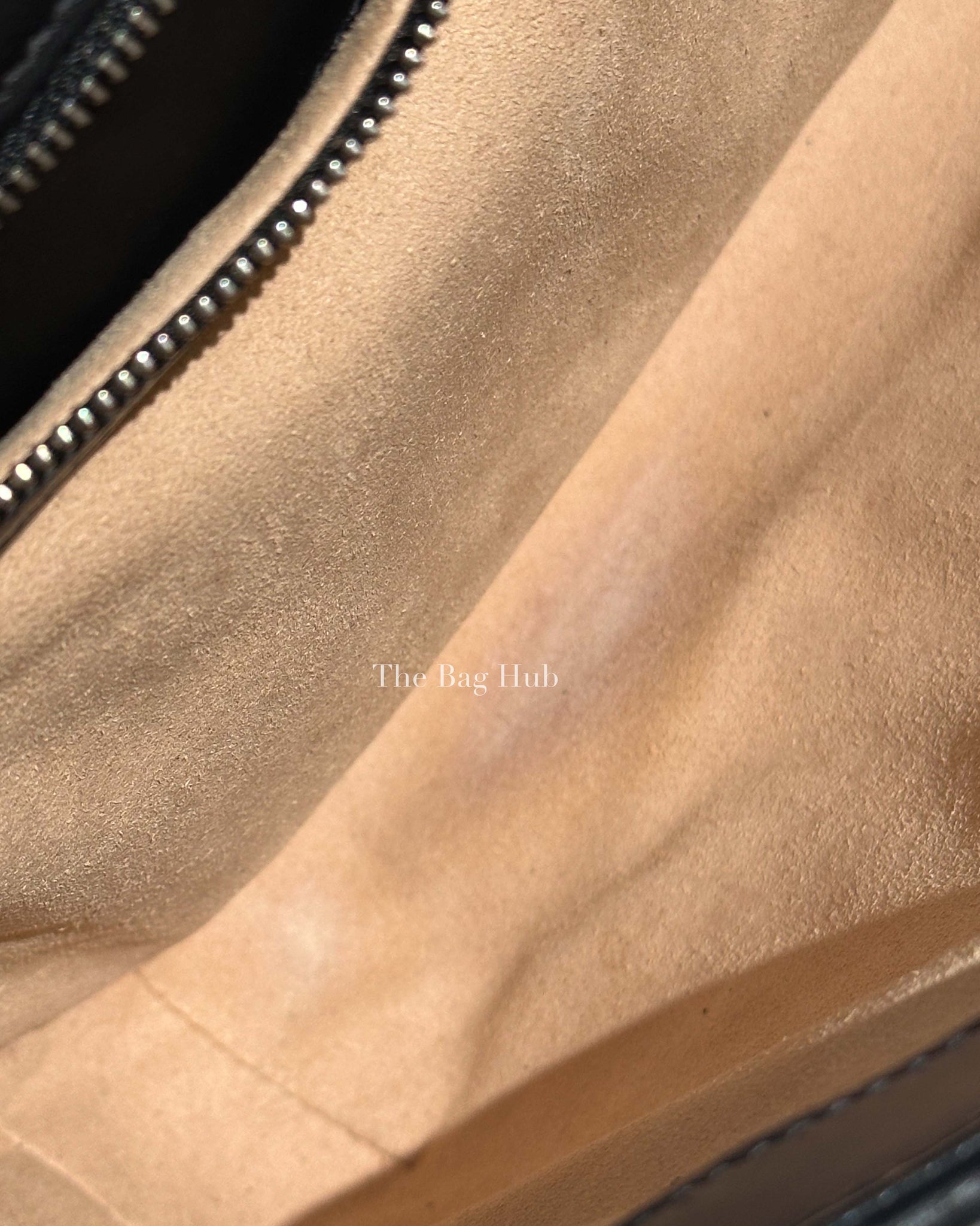 Gucci Black Calfskin Matelasse Aria GG Marmont Shoulder Bag-14