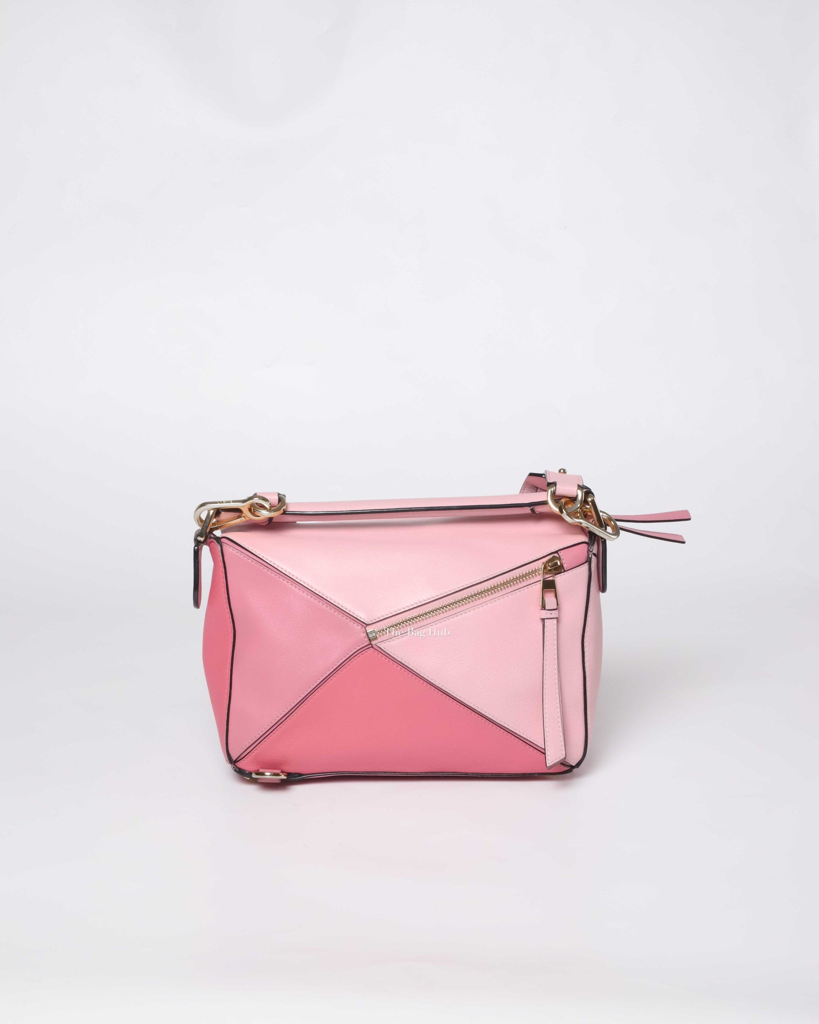 Loewe Pink Tricolor Leather Small Puzzle Bag, Designer Brand, Authentic  Loewe