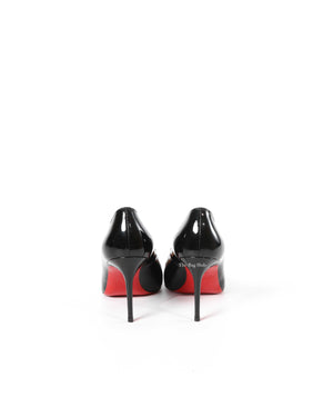 Louboutin Black Fifi 85 Patent Heels Size 36.5