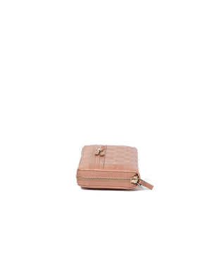 Gucci Blush Bow Gucci Shima Zip Around Long Wallet-5