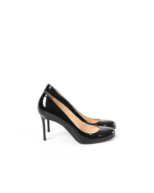 Louboutin Black Fifi 85 Patent Heels Size 36.5