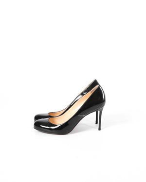Louboutin Black Fifi 85 Patent Heels Size 36.5