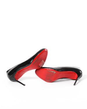 Louboutin Black Fifi 85 Patent Heels Size 36.5