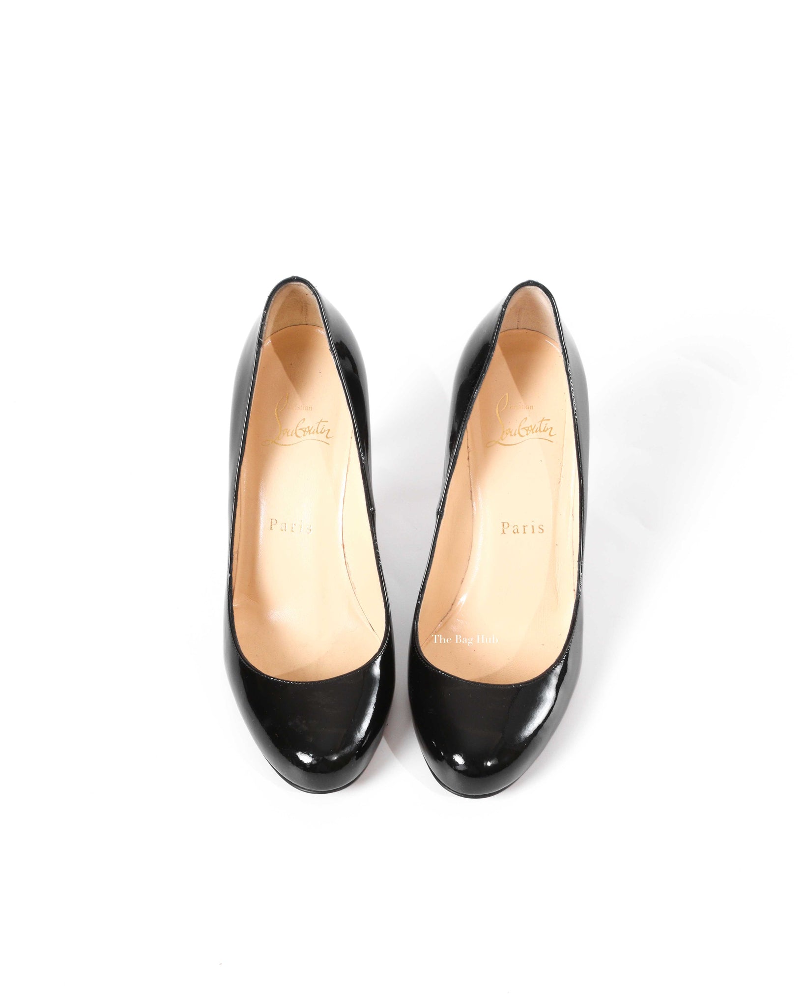 Louboutin Black Fifi 85 Patent Heels Size 36.5