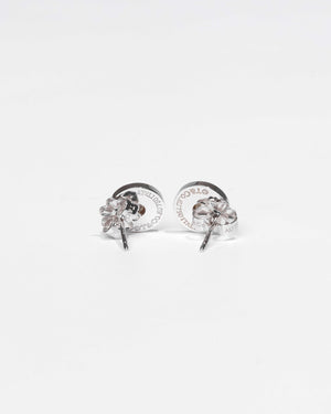 Tiffany & Co. White Gold 1837 Circle Earrings