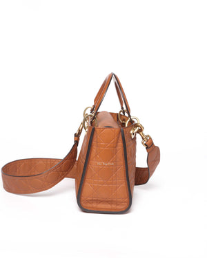 Christian Dior Brandy Lady Dior Supple Bag Limited Ed Bag-4