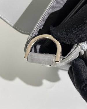 Christian Dior Gray CD Diamond Canvas Hit The Road With Strap Men's Bag - 19