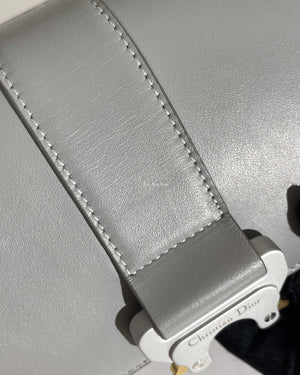 Christian Dior Gray CD Diamond Canvas Hit The Road With Strap Men's Bag - 20