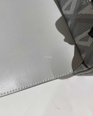 Christian Dior Gray CD Diamond Canvas Hit The Road With Strap Men's Bag - 21
