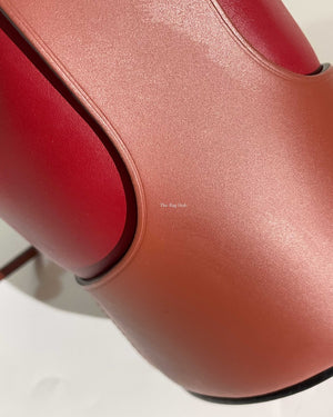 Loewe Red & Brown Leather Small Balloon Bag - 14
