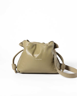 Loewe Clay Green Medium Flamenco Puffer Bag