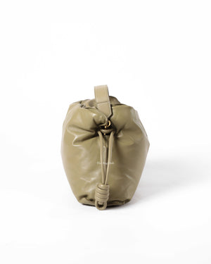 Loewe Clay Green Medium Flamenco Puffer Bag