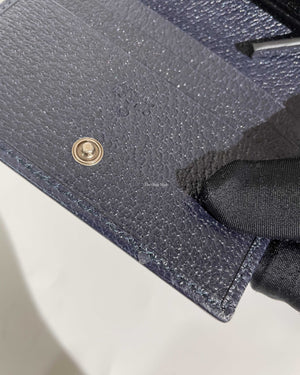 Gucci Blue Horsebit 1955 Card Case Wallet-13